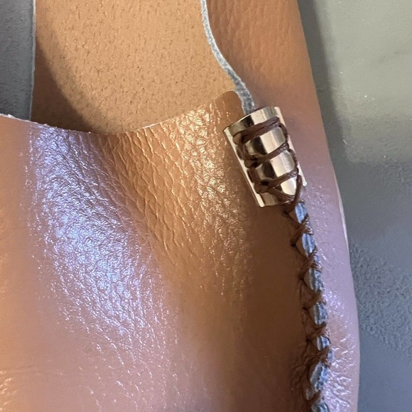 Venus Celia Women's Tan Moccasins Natural Comfort Leather Loafer Size 42(10) - Picture 11 of 13